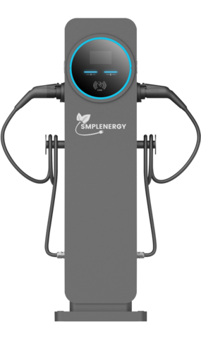 Зарядная станция Simple Energy Earth Floor Carger Cotid, 22 кВт (SE-SMART-AC-22+22)
