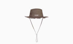 Jacquemus Le Bob Artichaut Large Brim Bucket Hat "Brown"