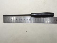 Отвертка шлицевая плоская (минусовая) 180х4.4х0.8мм (Карболитовая ручка) СССР