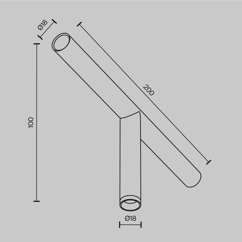 Светильник светодиодный для штанговой системы освещения Maytoni AXITY Focus LED C102CL-3W3-6K-BS