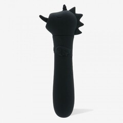 Вибропуля Unihorn Wild Spirit со стимуляцией язычком, чёрный