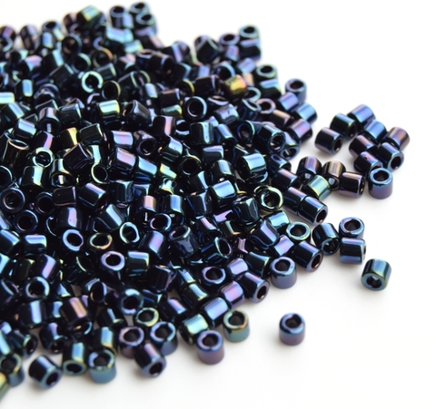 DBL-0002 Бисер цилиндрический Миюки делика 8/0 /Miyuki delica 8/0 Blue Iris