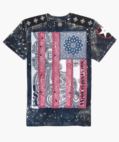 The Saints Sinphony | Футболка мужская BANDANA FLAG STENCIL TS3170 перед