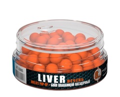 Бойлы насад. плав. Sonik Baits LIVER MICRON Fluo Pop-ups 8мм 50мл