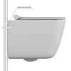Berges 43363 Комплект : инсталляция АТОМ Line кнопка белая, унитаз QUATTRO S Rimless 49 см, сидение тонкое дюропласт микролифт, быстросъём