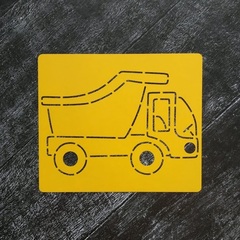 Трафарет №9 Грузовик самосвал