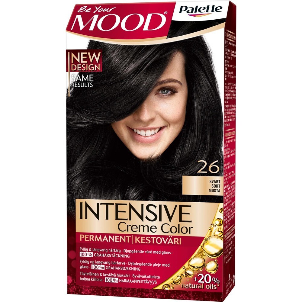 Schwarzkopf mood Color. Sort Svart musta перевод на русский на краске.