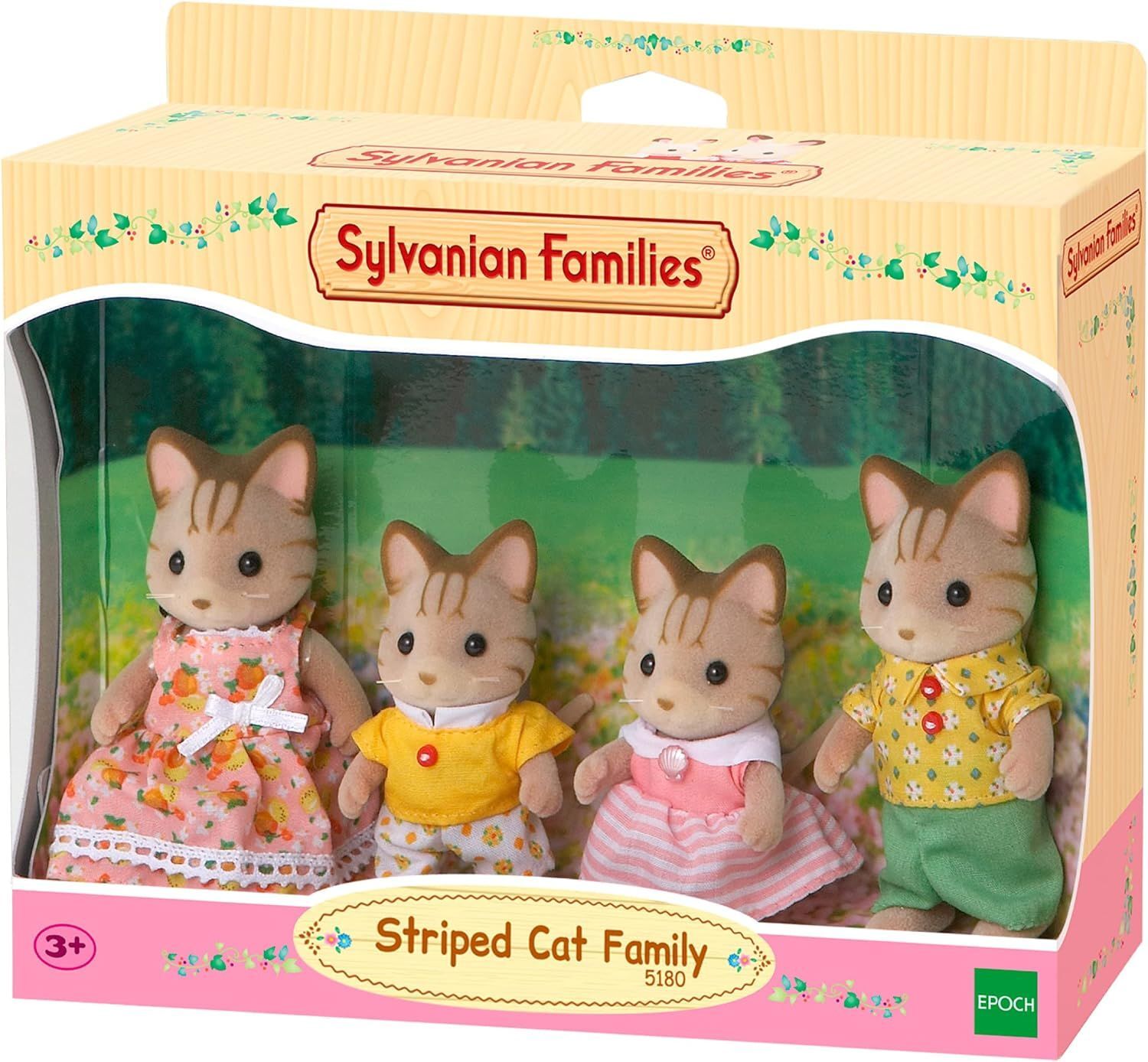 Игровой набор Sylvanian Families - Striped Cat Family - Семья полосатых  кошек - Сильвания Фэмили 5180 купить в Москве | Доставка по России.