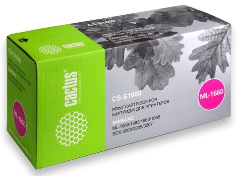 Картридж лазерный Cactus CS-S1660S MLT-D104S черный (1500стр.) для Samsung ML-1660, 1665, SCX-3205, 3207