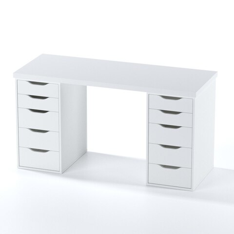 Стол письменный Ингар 2/55, 140*73*55 см, белый