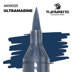 Акриловый маркер с кистью AK Playmarkers Ultramarine