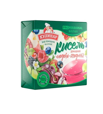 Кисель Кулинар Плодово-ягодный брикет 220г