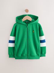 Толстовка с капюшоном на молнии для мальчика Next AV0-045, Зеленый