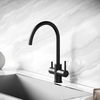 Sancos Taper SC4012MB Смеситель для кухни с краном для фильтрованной воды, цвет: черный матовый