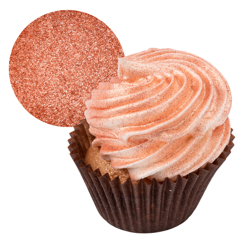 Летающие съедобные блестки для торта (для сдувания) Бронзовое золото, 50-500 pm, кг