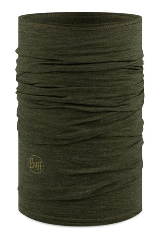 Картинка шарф-труба Buff Wool lightweight Solid Bark - 1