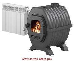 Печь отопительная Везувий "Триумф 180" с теплообменником