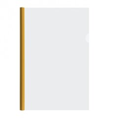 
          Папка-скоросшиватель с планкой Alingar, A4, 215х310 мм, 160 мкм. прозрачный, цвет планок ассорти