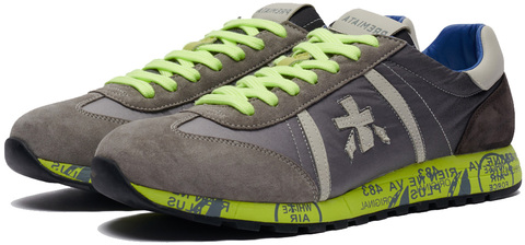 Premiata Lucy 1313E серые спортивные