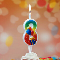 Свеча-цифра тортовая 