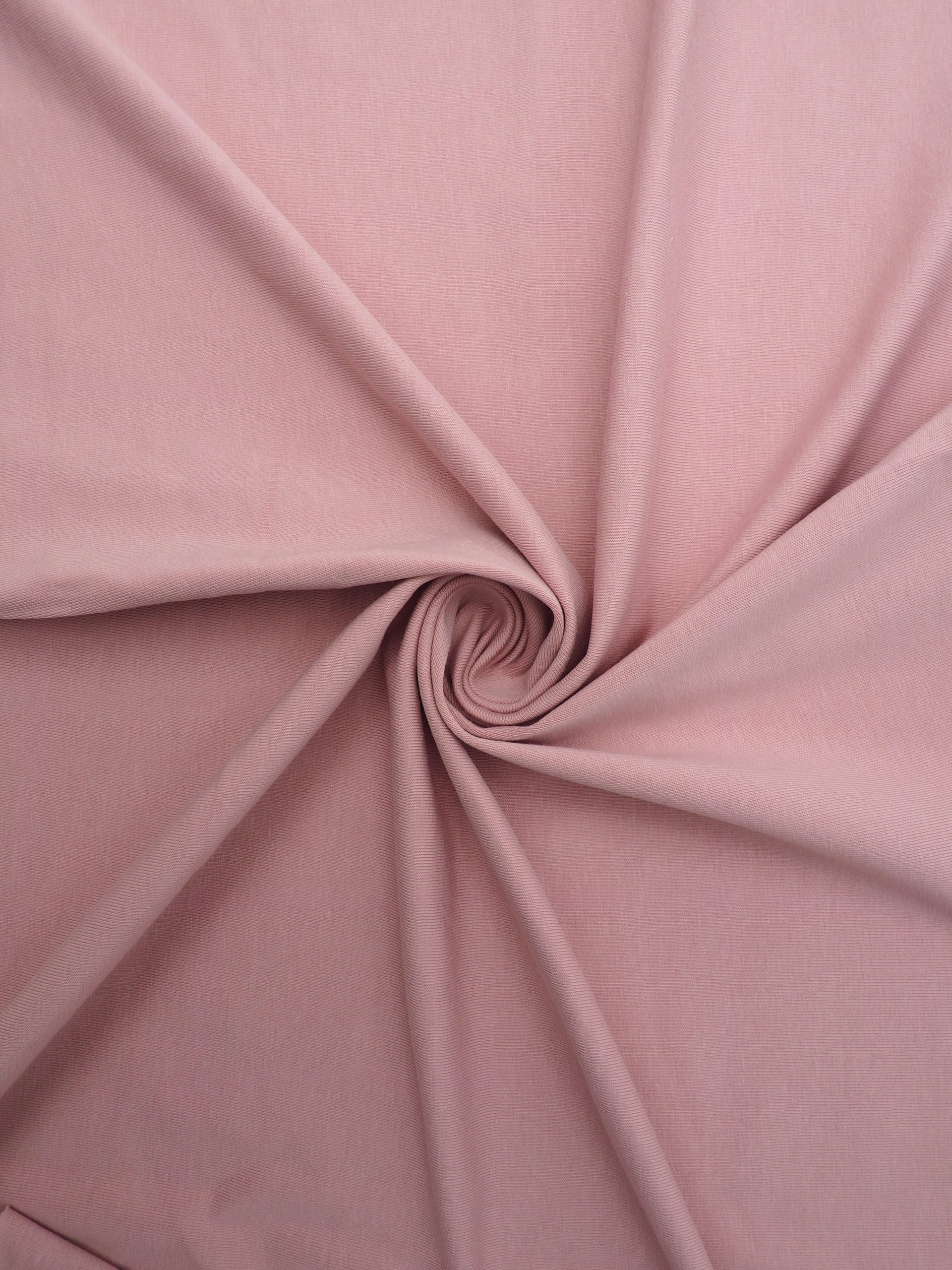 Кулирка пудровая хлопковая с лайкрой отрезами