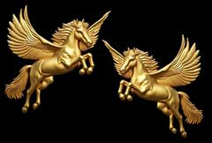 Силиконовые молды № 492 Пегас левый и правый