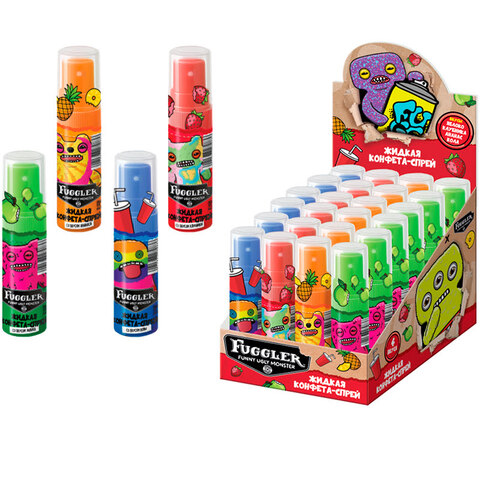 FUGGLER Жидкая конфета спрей 1кор*24бл*24шт, 20гр