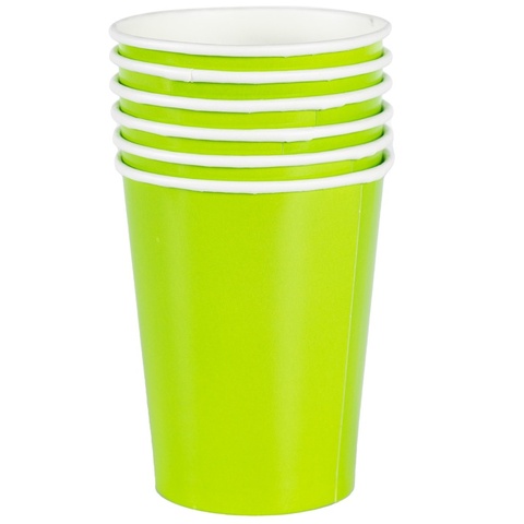 Стакан светло-зеленый 250мл 6шт