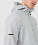 Костюм мужской беговой с капюшоном Nordski Pro Energy Run 2.0 Grey-Black