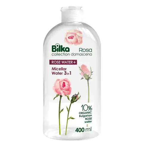 Мицеллярная вода 3 в 1 Роза Damascena 400 мл Bilka Collection