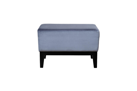 Пуф прямоугольный бархатный 40x38x60см Garda Decor Stella синий