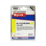 Совместимый картридж MyInk C4838A (№11) желтый для HP DJ 1700, 2200, 2230, 2250 - 29 ml, водные