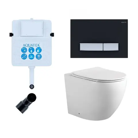 Aquatek SET BW Aquatek ЕВРОПА-031 3в1 SET BW Aquatek ЕВРОПА (смывной бачок Aquatek INS-0000019+кнопка KDI-0000031  +унитаз ЕВРОПА AQ1902-00 с тонким сиденьем soft-close)