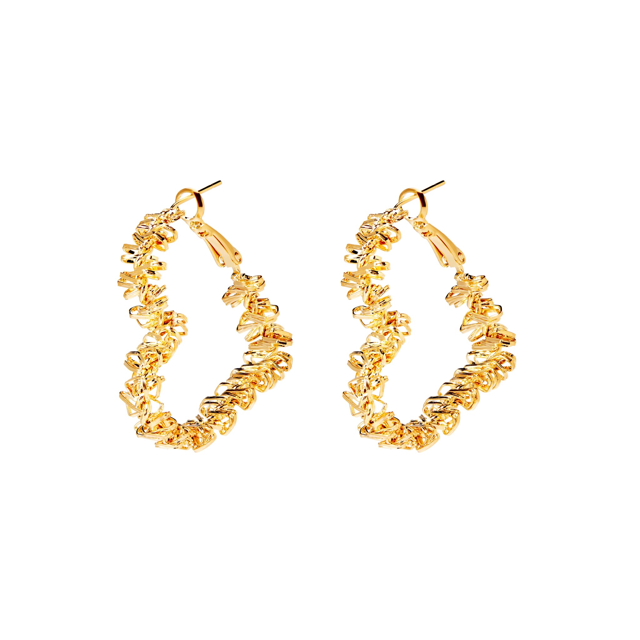 

Серьги Fuzzy Heart Earrings – Gold