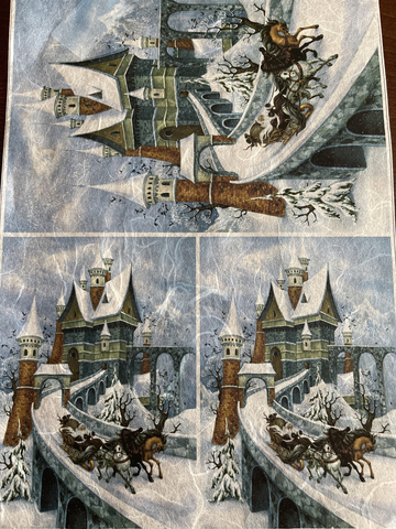 рисовая карта А4 