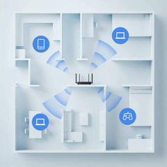 Wi-Fi роутер Redmi Router AX6S, черный