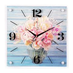 Часы настенные 3535-006 "Цветы в вазе"