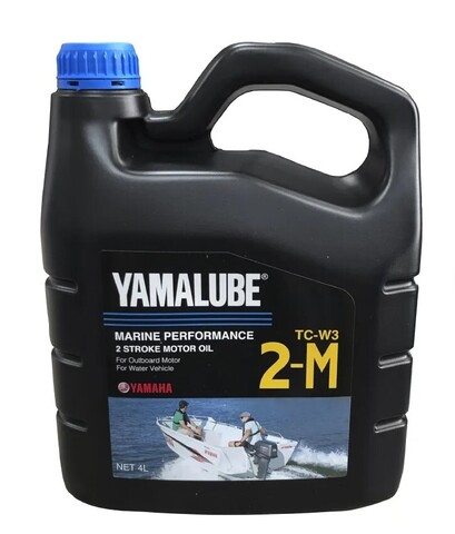 Yamalube 2-M TC-W3 RL, Масло минеральное для 2-тактных ПЛМ, 4 л