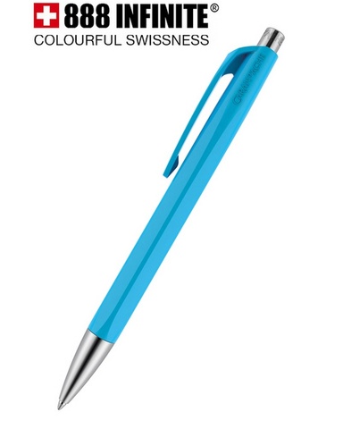 Ручка шариковая Caran d'Ache 888 Office Infinite, Turqoise Blue (888.171)