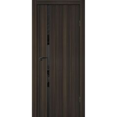 Купить Межкомнатная дверь экошпон Profilo Porte P-22 эвкалипт африканский кромка ABS остеклённая