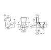 Roca 3420A7000 Carmen Унитаз напольный, двойной выпуск, Rimless
