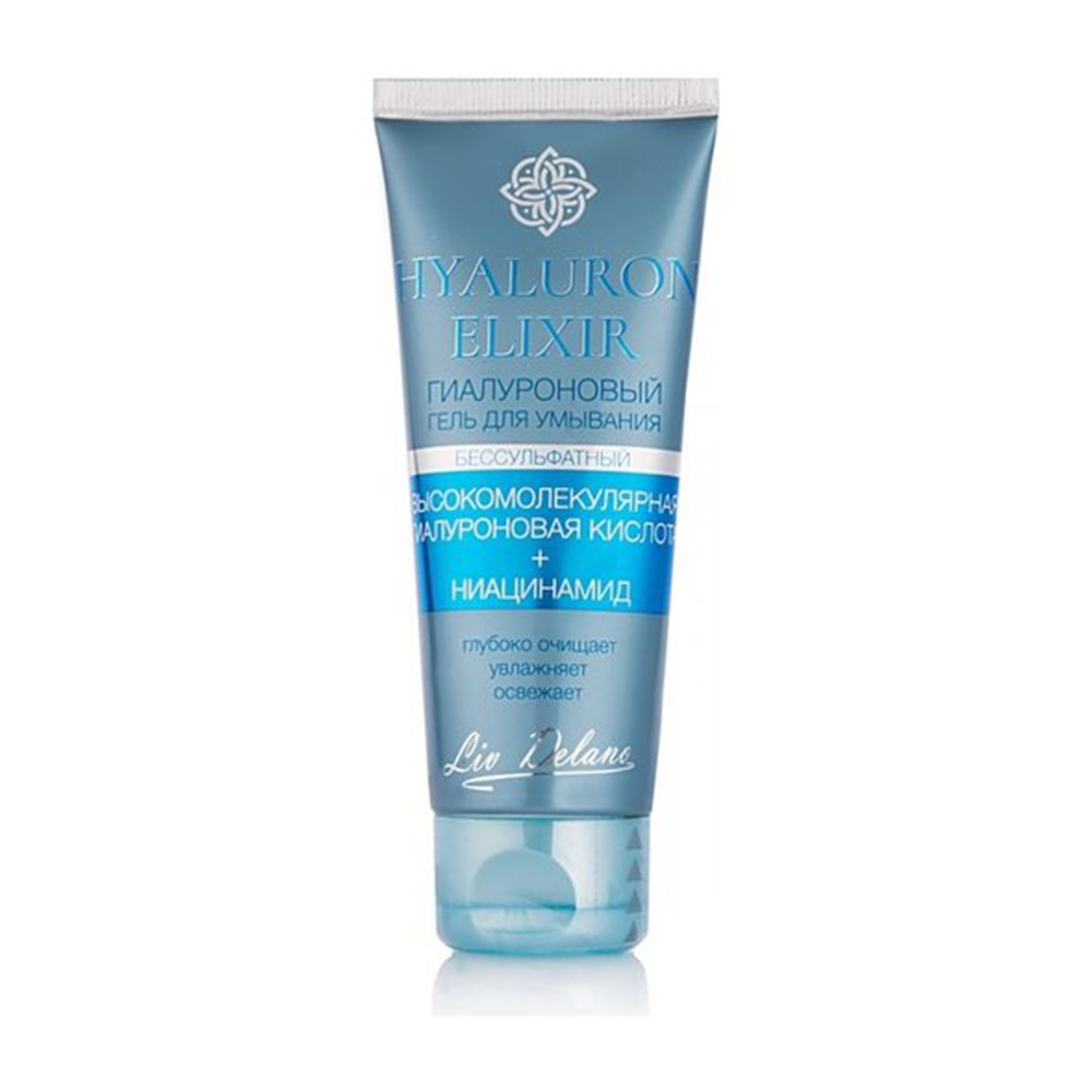 Liv-delano Hyaluron Elixir Гиалуроновый гель для умывания 75г