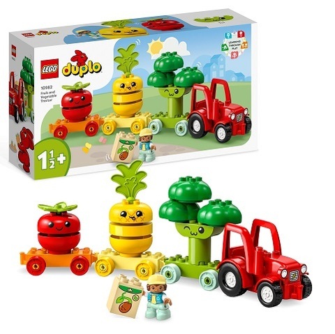 Lego konstruktor Duplo 10982 Fruit and Vegetable Tractor