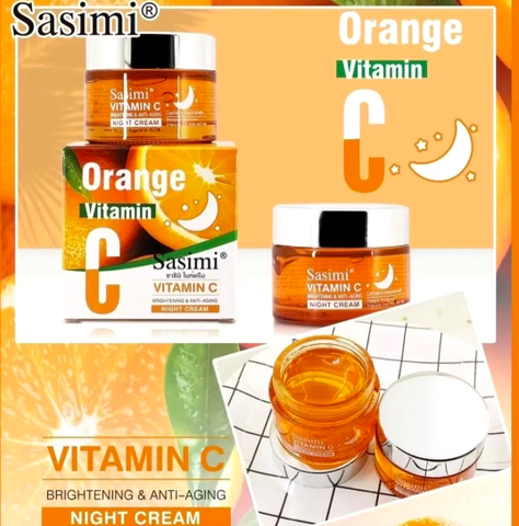 Крем для лица с витамином С ORANGE VITAMIN ,,C,, Sasimi 50g Тайланд