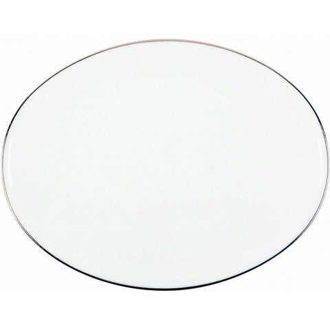 Тарелка для хлеба 16х14см Deshoulieres Epure Platine