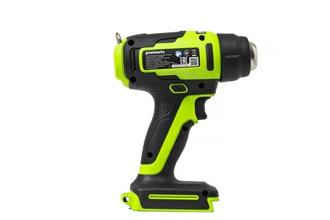 Строительный термофен Greenworks, G24HG, 24v, без АКБ и ЗУ (аккумуляторный)