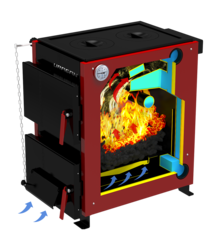 Котел твердотопливный Термокрафт Uragan-20 в интернет-магазине ЯрТехника