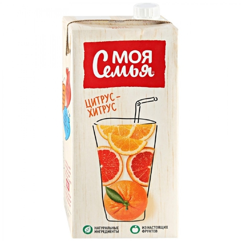 Напиток МОЯ СЕМЬЯ Апельсин-Вкуснотин 1,93 л т/п РОССИЯ