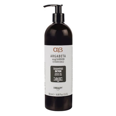 Dikson Argabeta VegCarbon Shampoo Detox - Шампунь с растительным углем, маслами лаванды и иланг-иланга для волос подверженных стрессу