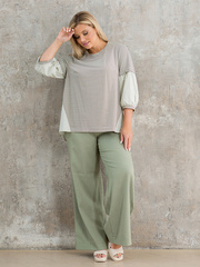 Брюки 1315 хаки Novita (Акция)